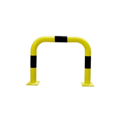 Barrera de protección y seguridad BAR6075NJ de MetalWorks, amarillo y negro